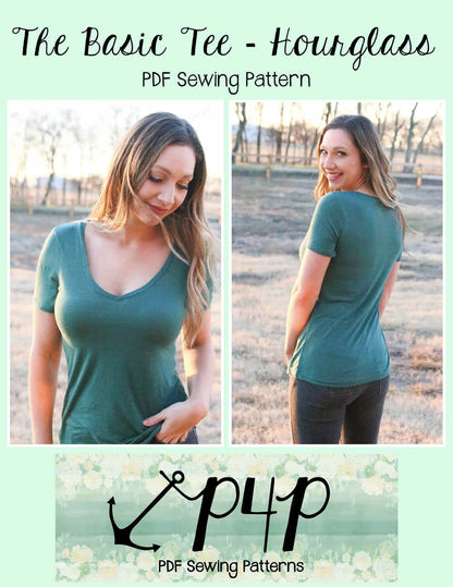 The Basic Tee- Hourglass