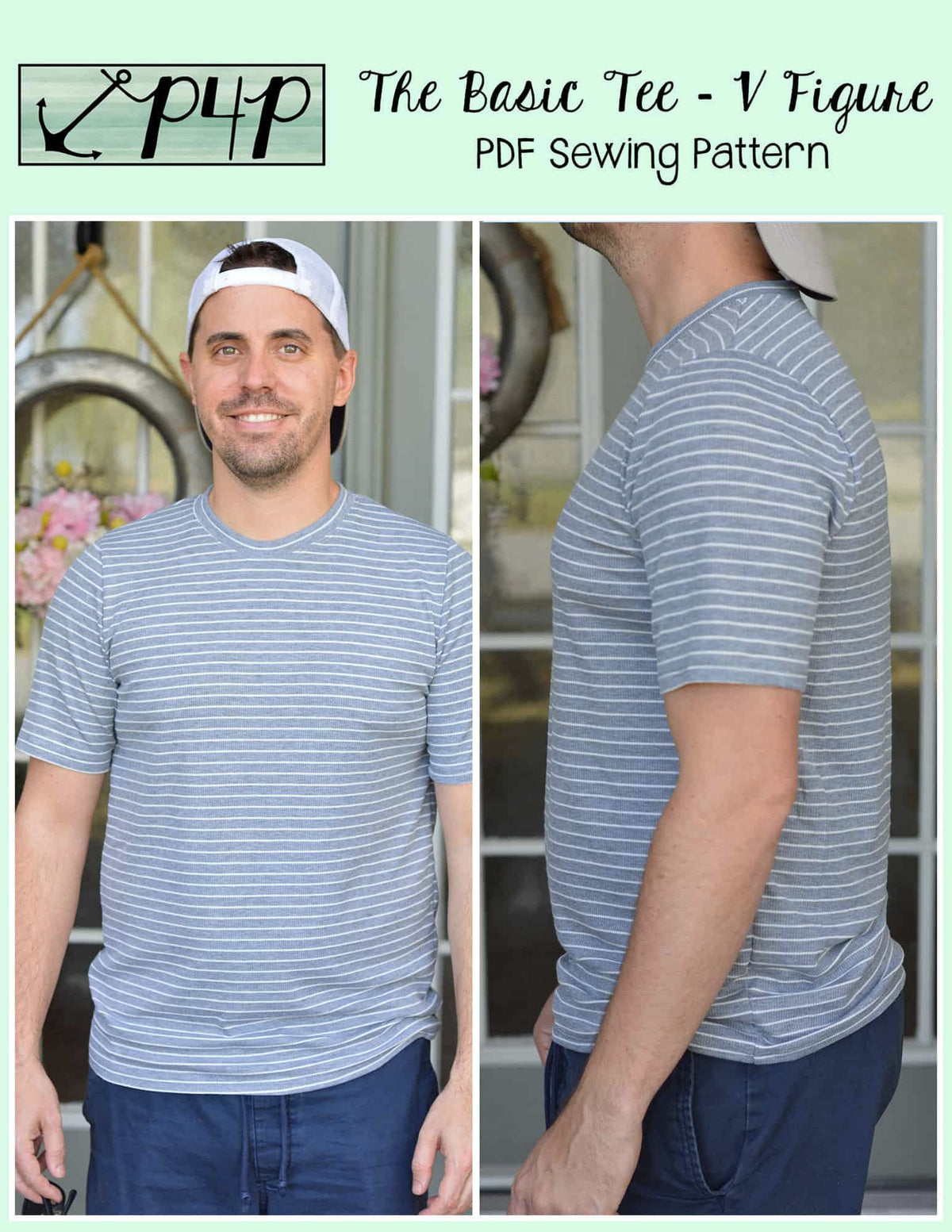 The Basic Tee- V Figure