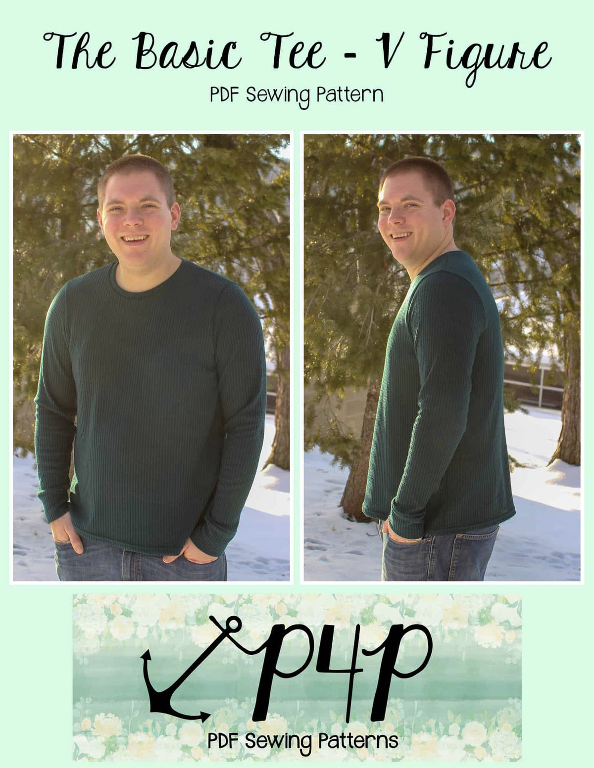 The Basic Tee- V Figure