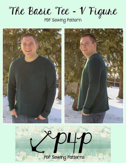 The Basic Tee- V Figure