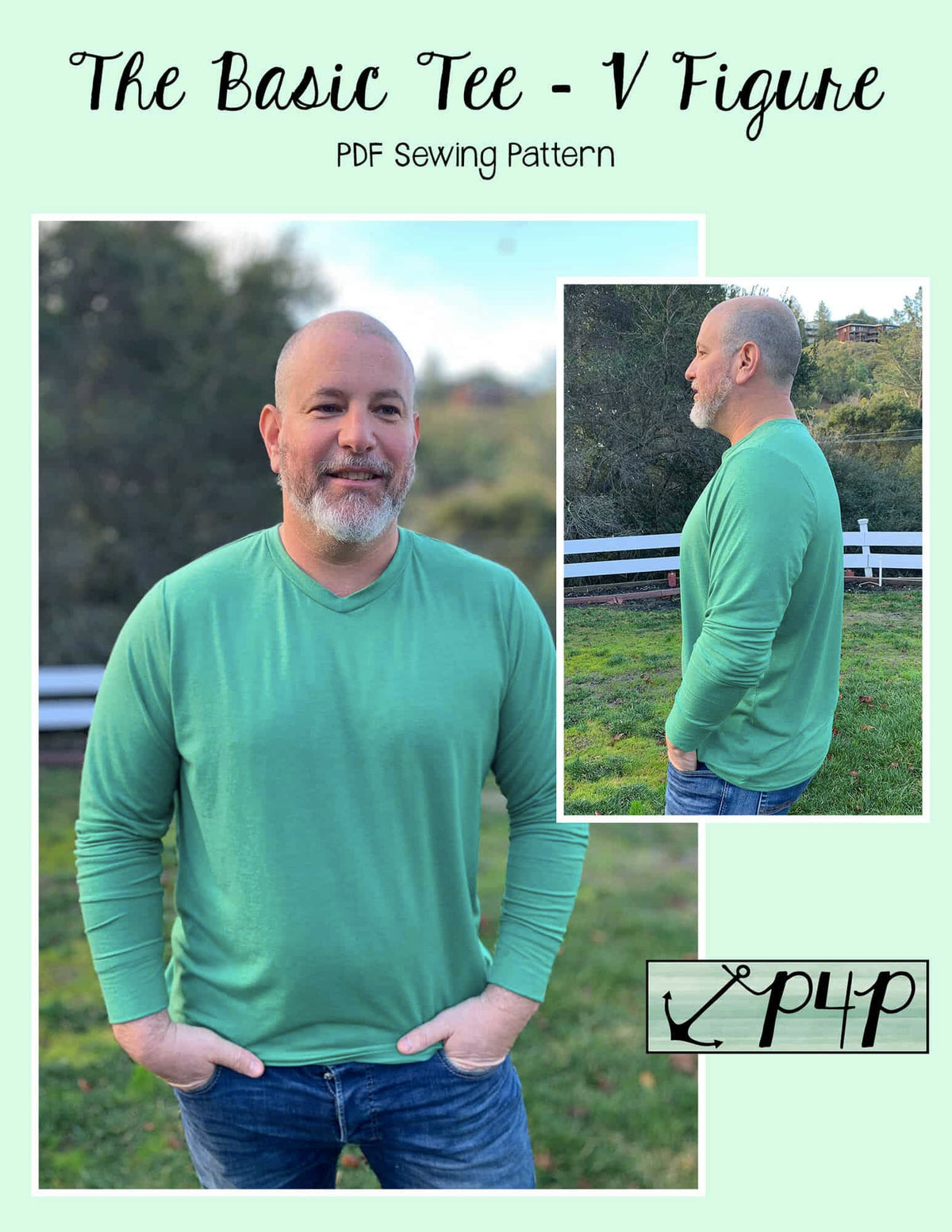 The Basic Tee- V Figure