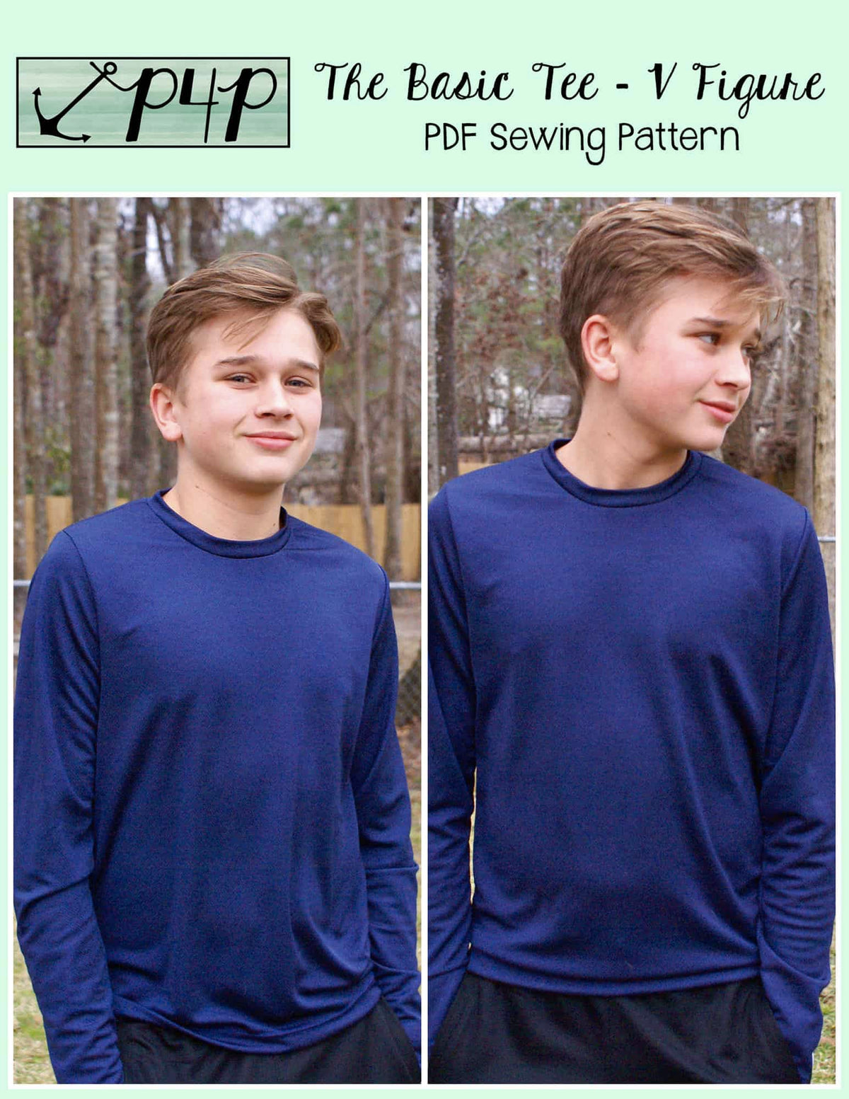 The Basic Tee- V Figure