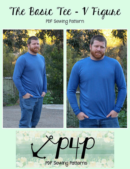 The Basic Tee- V Figure