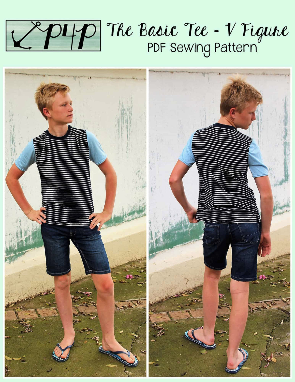 The Basic Tee- V Figure