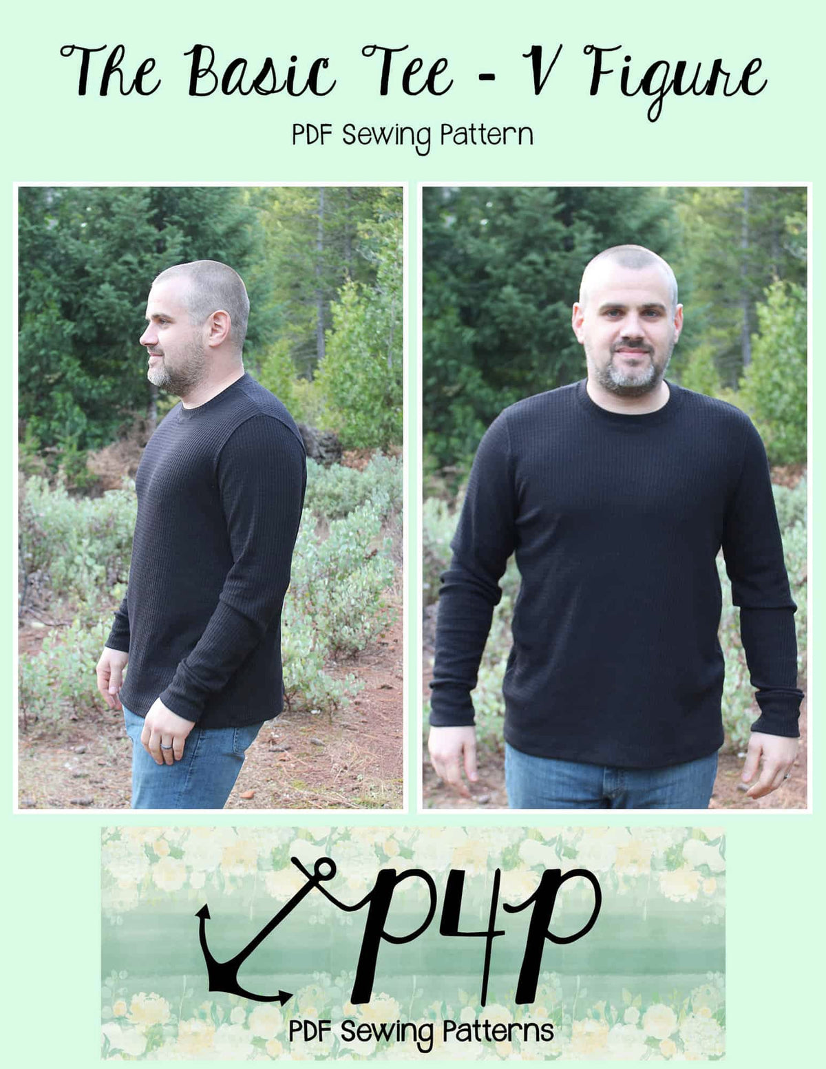 The Basic Tee- V Figure