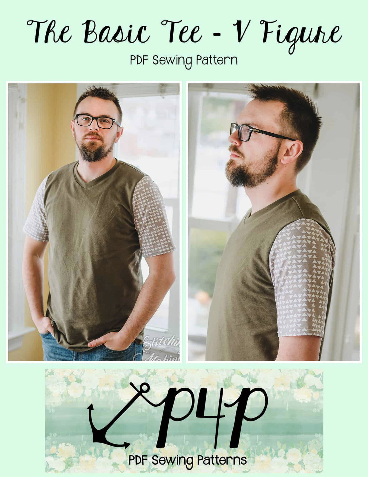 The Basic Tee- V Figure