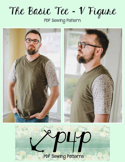 The Basic Tee- V Figure