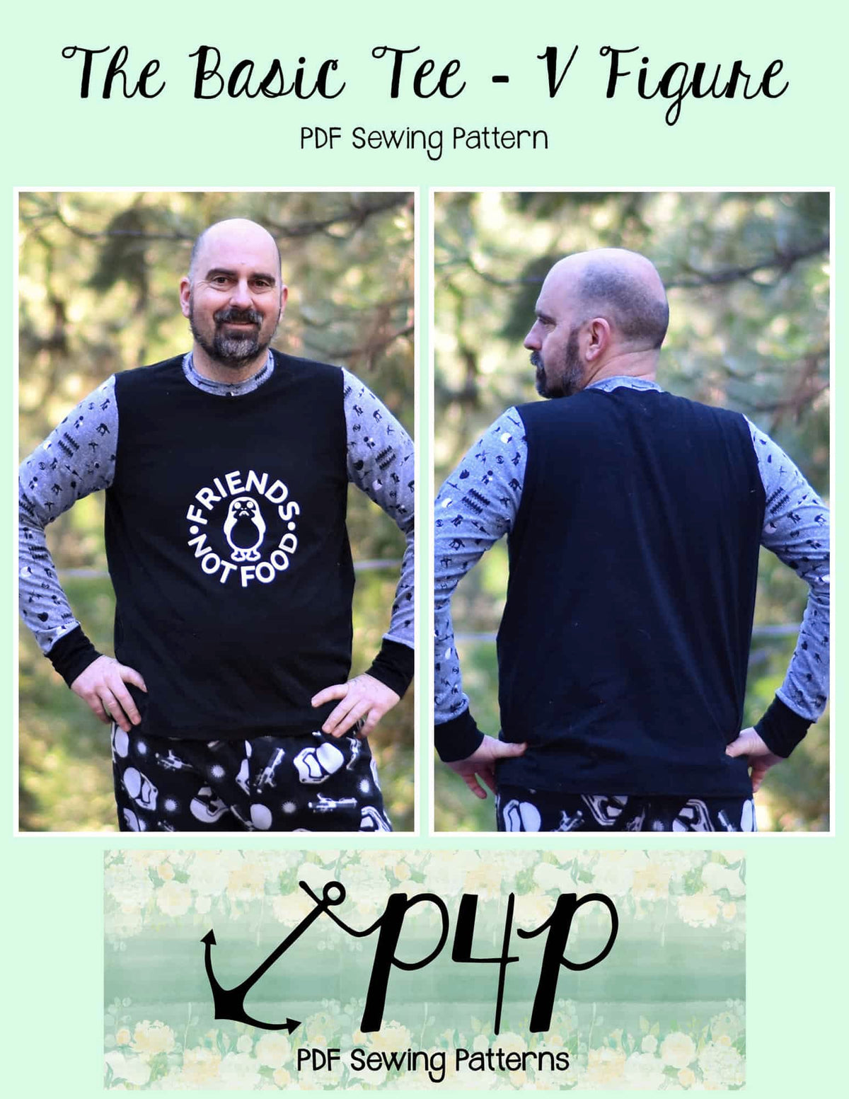 The Basic Tee- V Figure