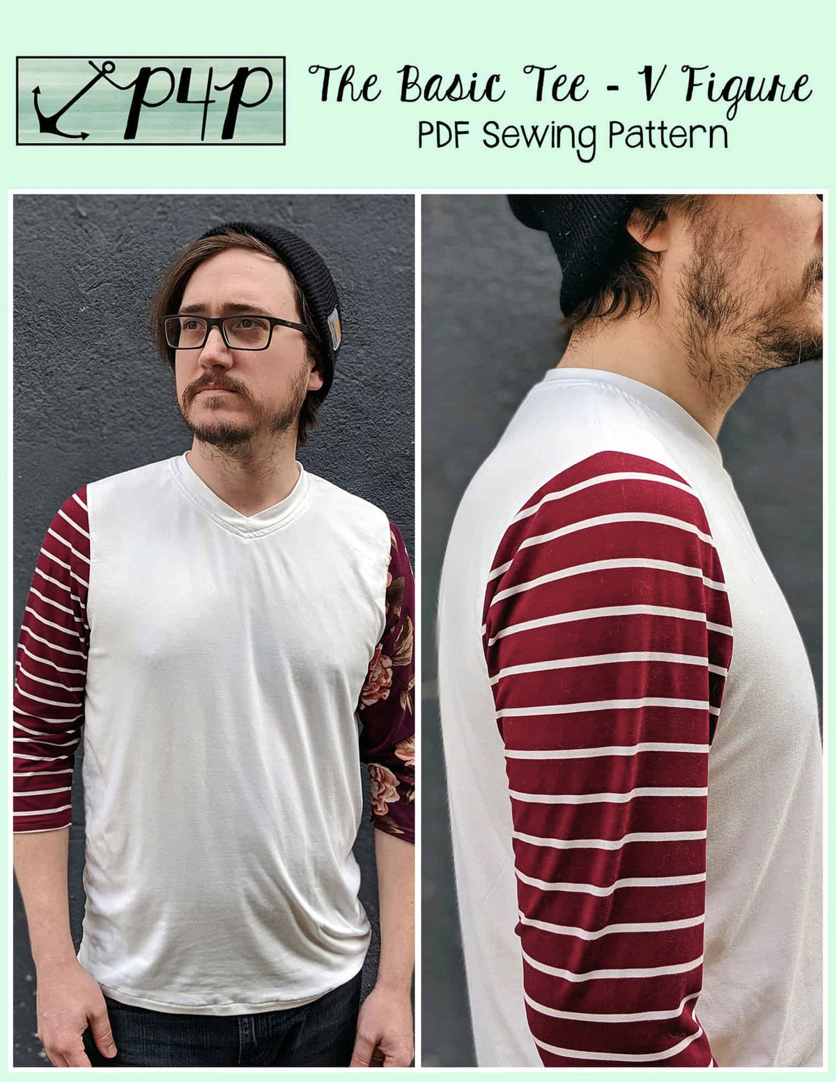 The Basic Tee- V Figure