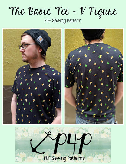 The Basic Tee- V Figure