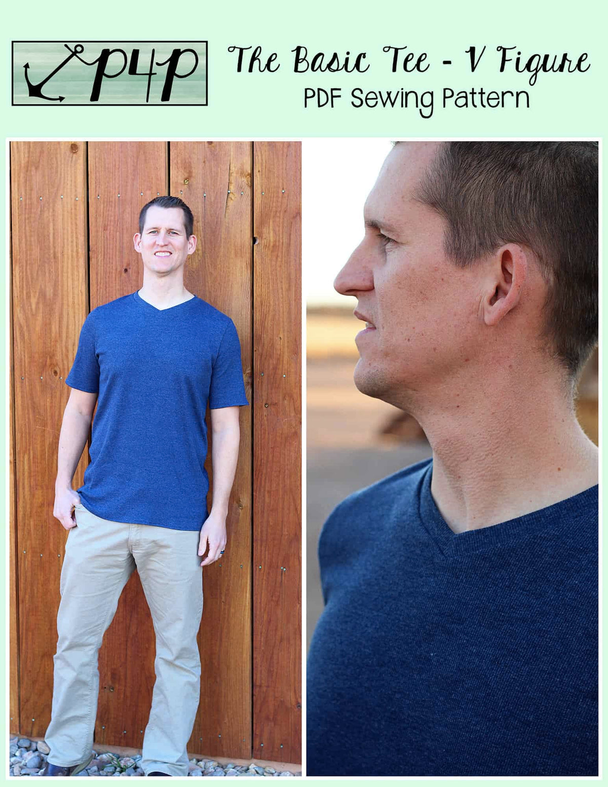 The Basic Tee- V Figure