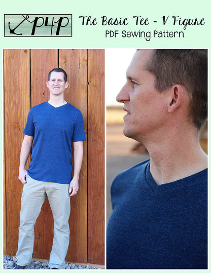 The Basic Tee- V Figure