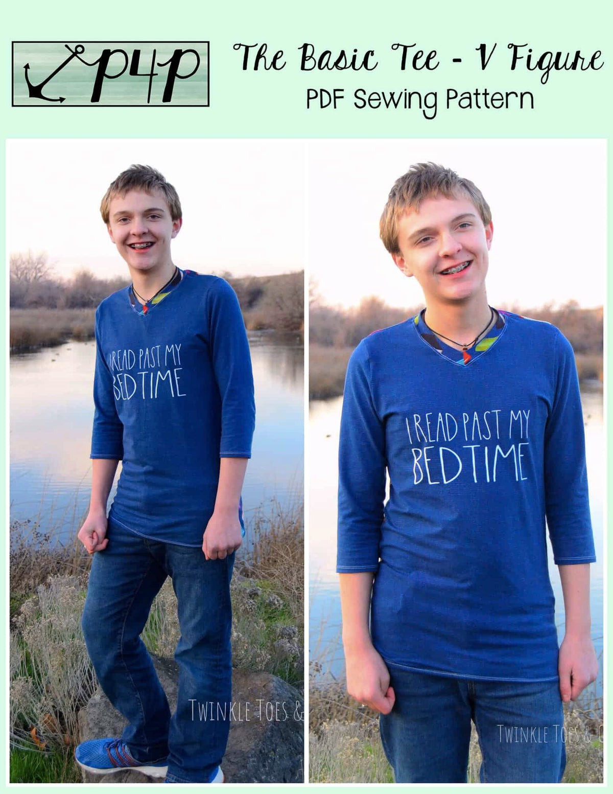 The Basic Tee- V Figure