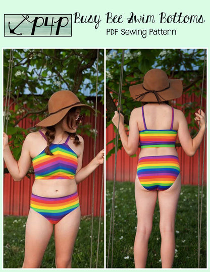 Busy Bee Swim Bottoms