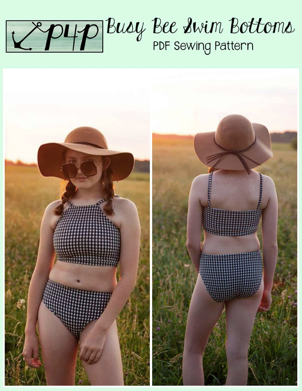 Busy Bee Swim Bottoms