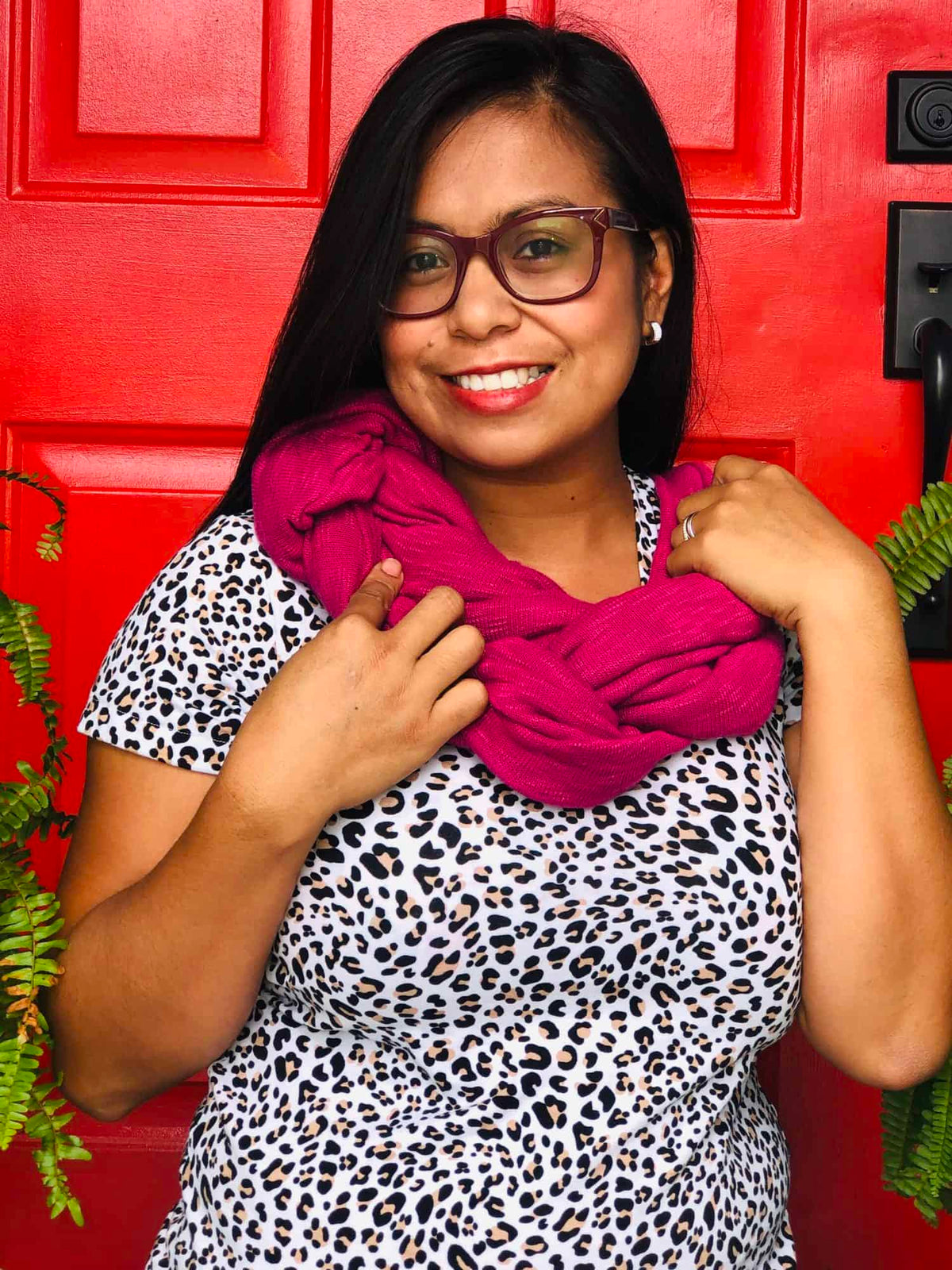 Free Braided Infinity Scarf