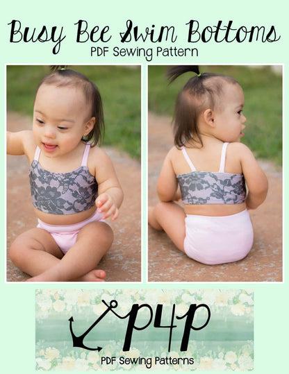 Busy Bee Swim Bottoms- Youth