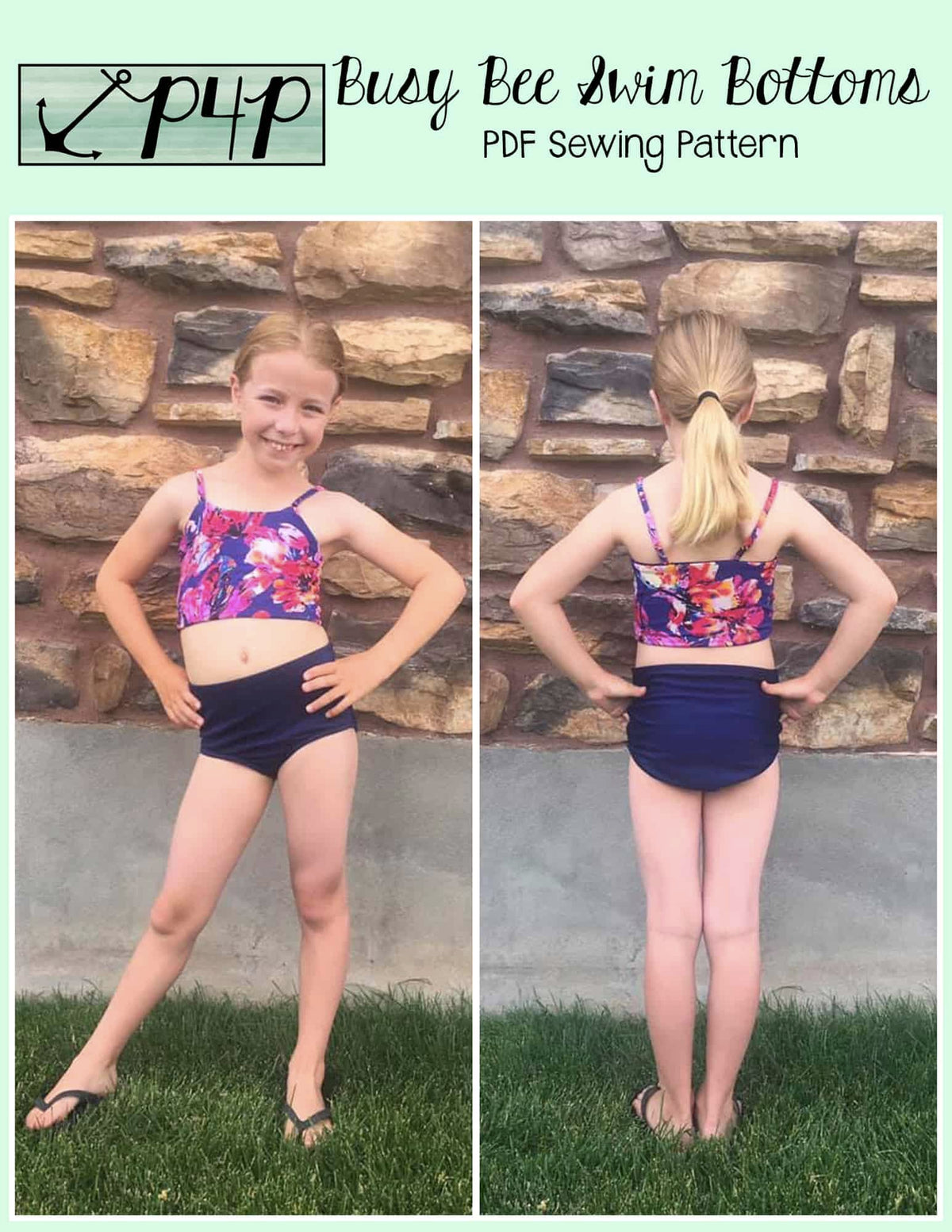 Busy Bee Swim Bottoms- Youth