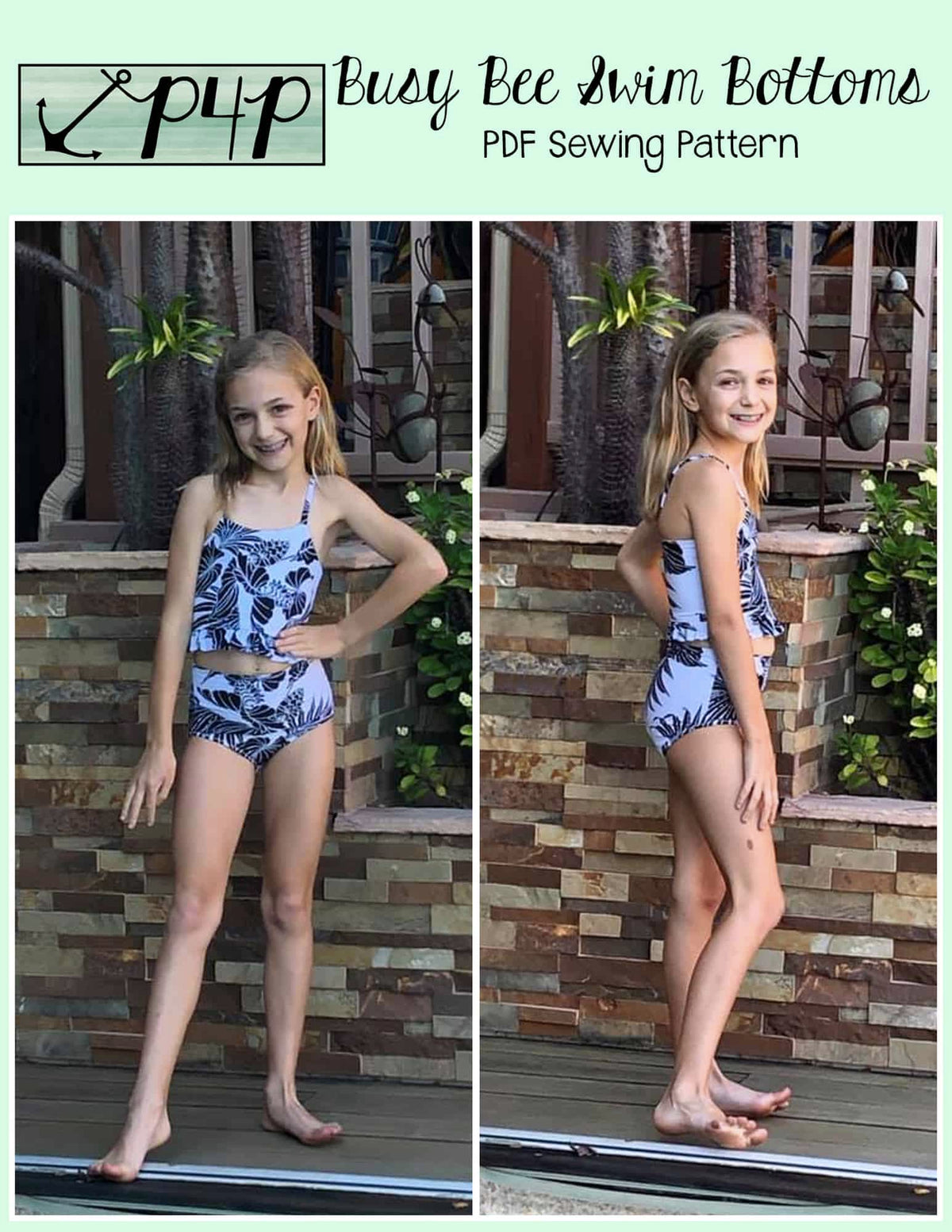 Busy Bee Swim Bottoms- Youth