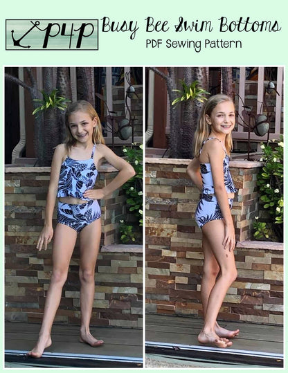Busy Bee Swim Bottoms- Youth