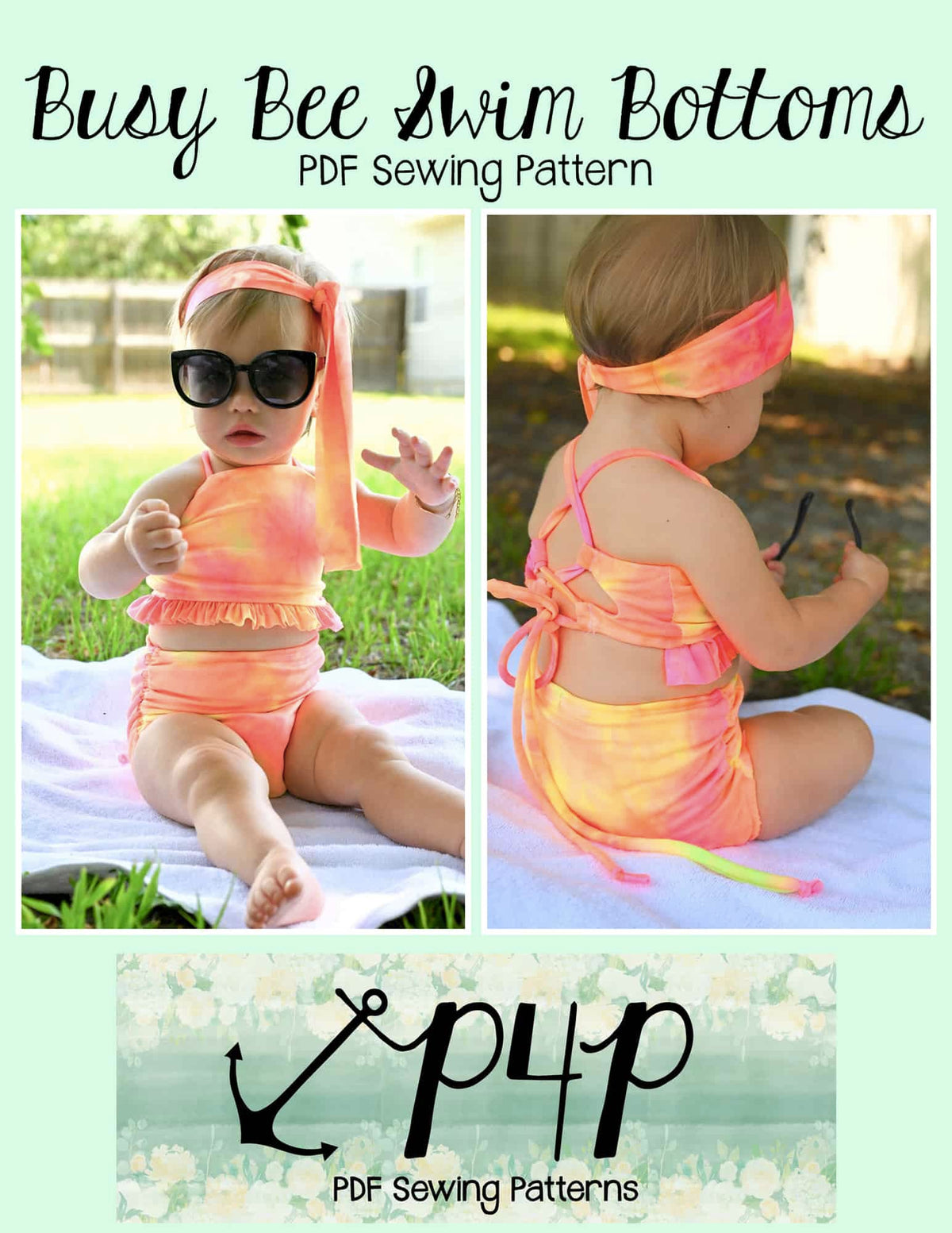 Busy Bee Swim Bottoms- Youth