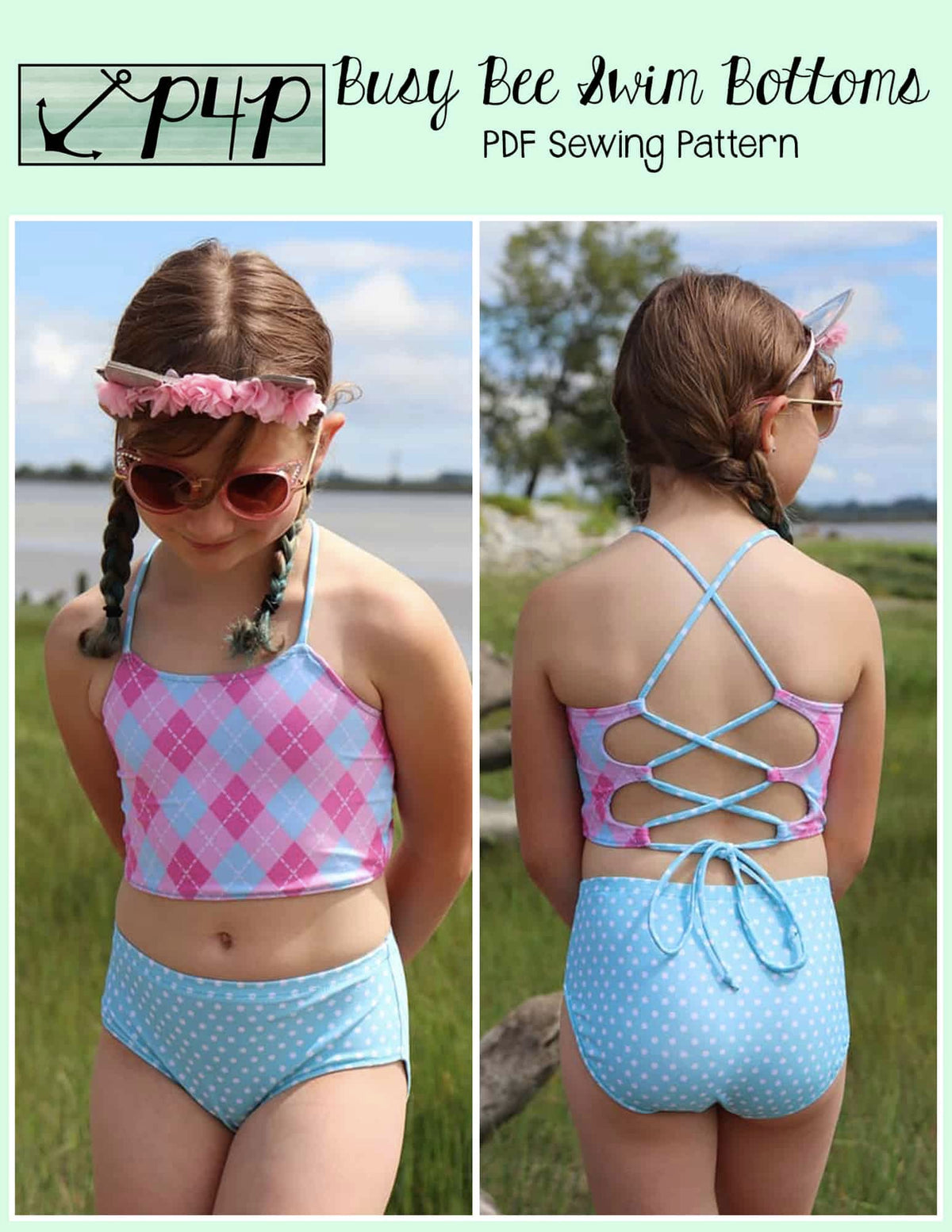 Busy Bee Swim Bottoms- Youth