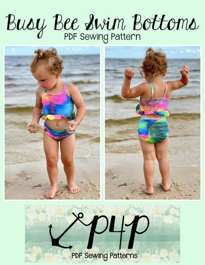 Busy Bee Swim Bottoms- Youth