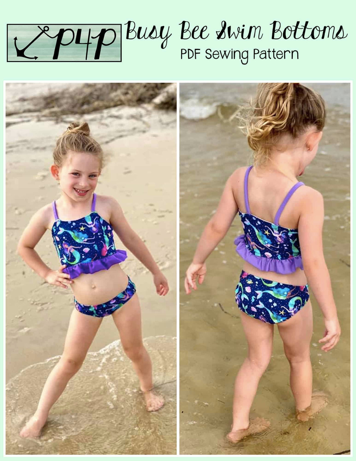 Busy Bee Swim Bottoms- Youth