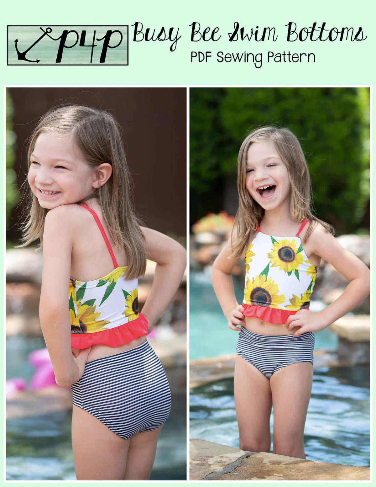 Busy Bee Swim Bottoms- Youth