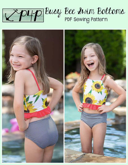 Busy Bee Swim Bottoms- Youth