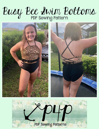 Busy Bee Swim Bottoms- Youth