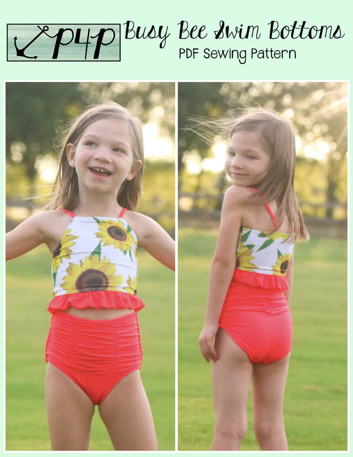 Busy Bee Swim Bottoms- Youth