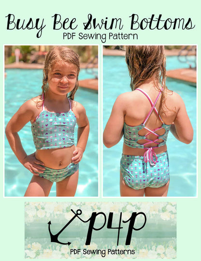 Busy Bee Swim Bottoms- Youth
