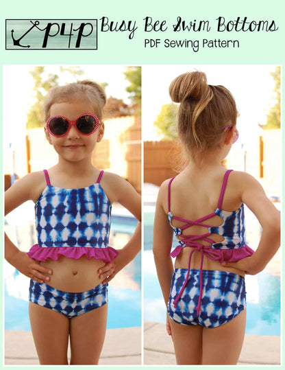 Busy Bee Swim Bottoms- Youth