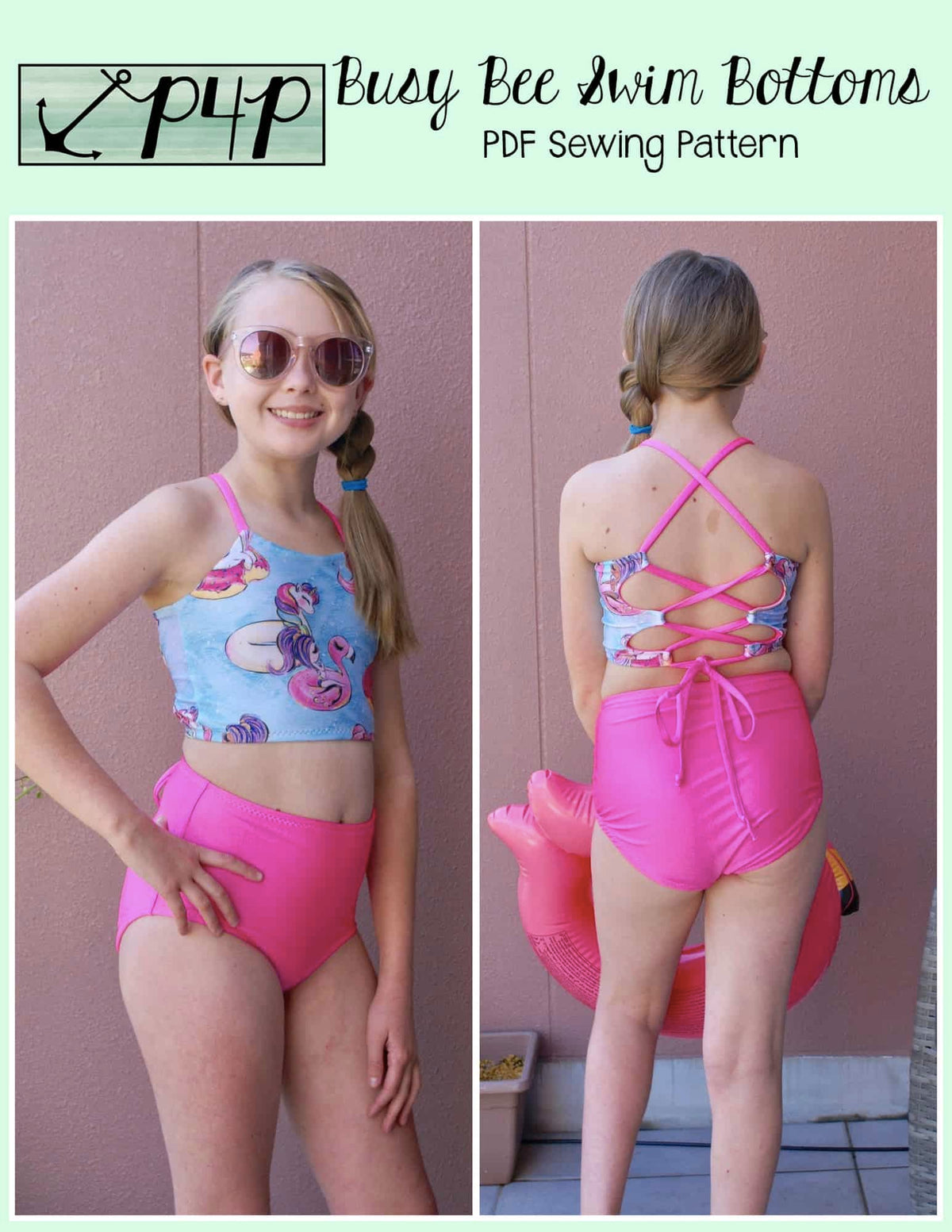 Busy Bee Swim Bottoms- Youth