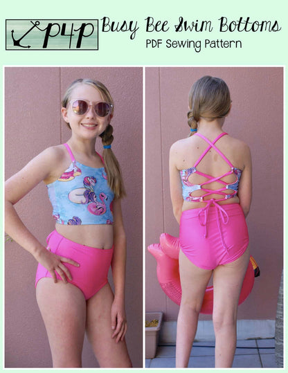 Busy Bee Swim Bottoms- Youth