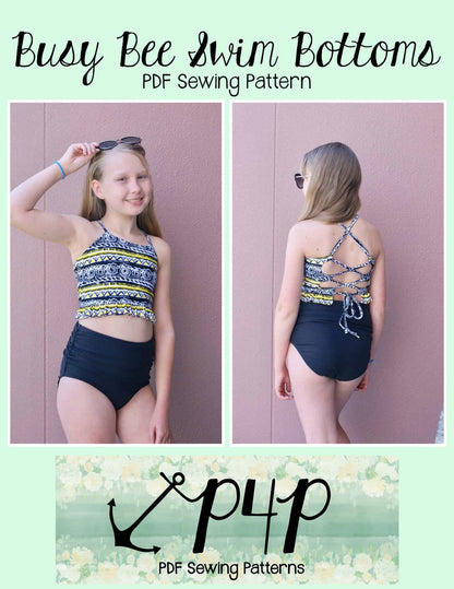 Busy Bee Swim Bottoms- Youth