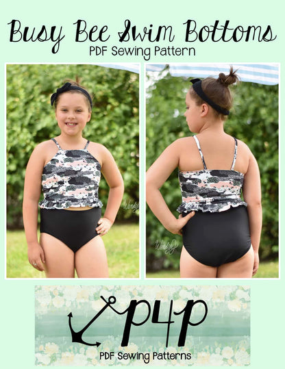 Busy Bee Swim Bottoms- Youth