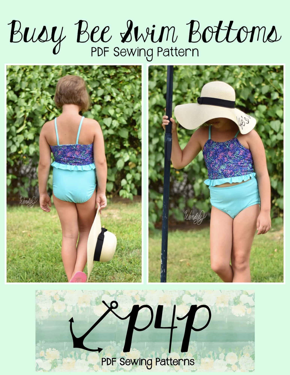 Busy Bee Swim Bottoms- Youth