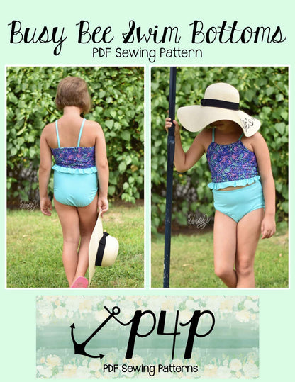 Busy Bee Swim Bottoms- Youth