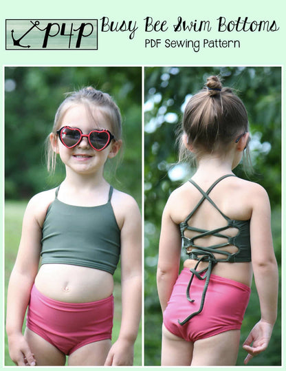 Busy Bee Swim Bottoms- Youth