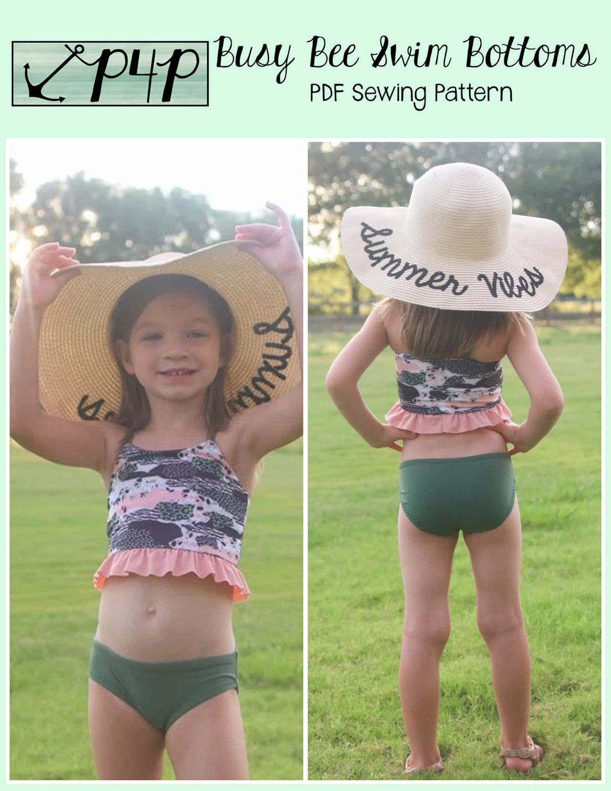 Busy Bee Swim Bottoms- Youth