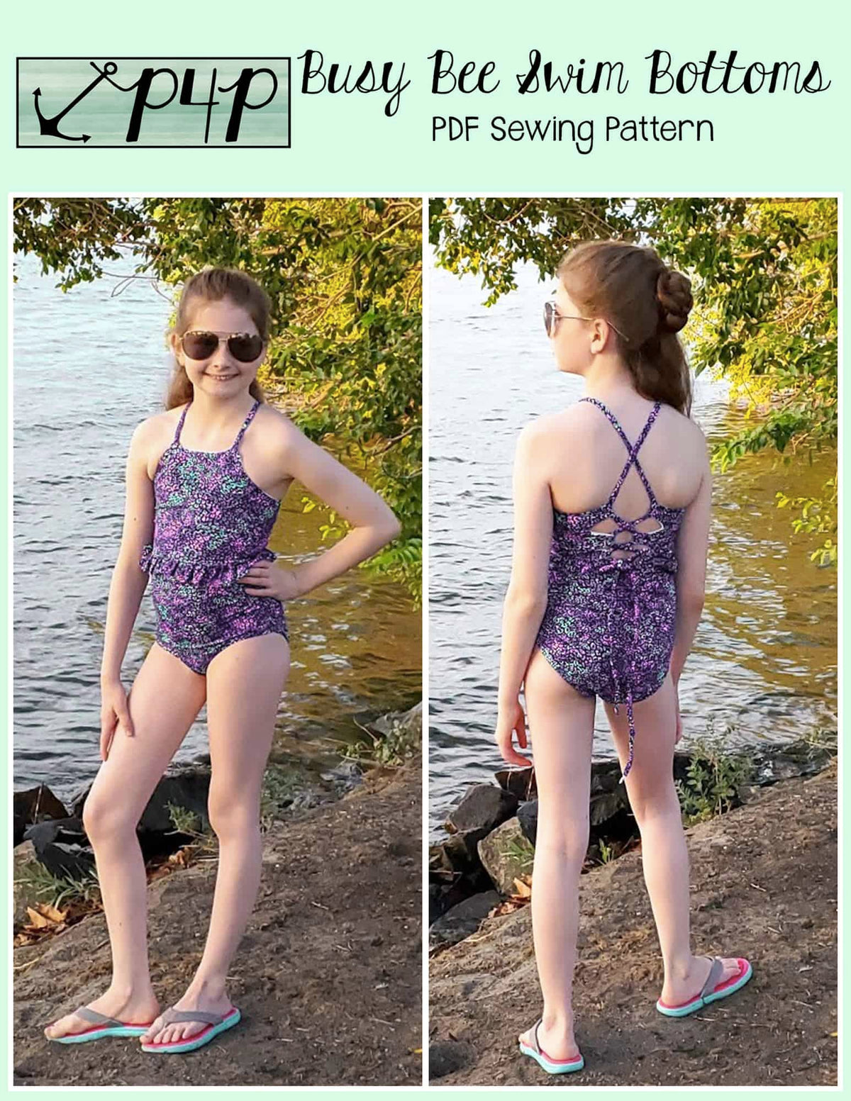 Busy Bee Swim Bottoms- Youth