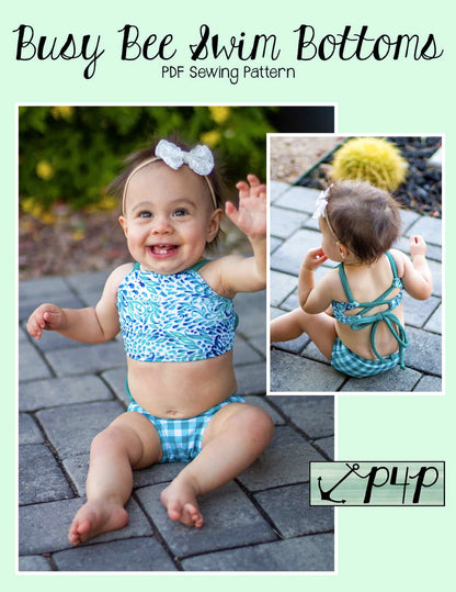 Busy Bee Swim Bottoms- Youth