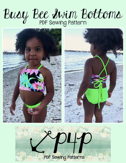 Busy Bee Swim Bottoms- Youth