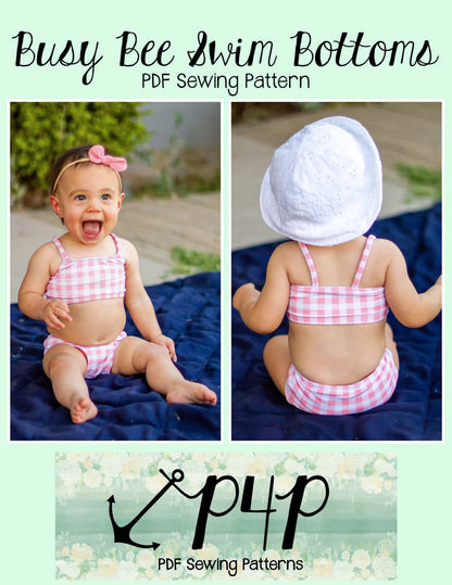 Busy Bee Swim Bottoms- Youth