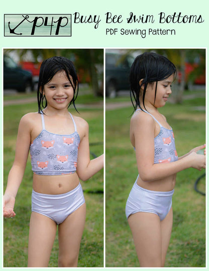 Busy Bee Swim Bottoms- Youth