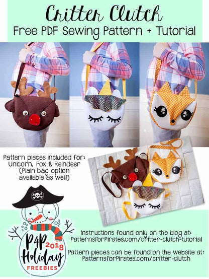 Free Critter Clutch Purse Pattern