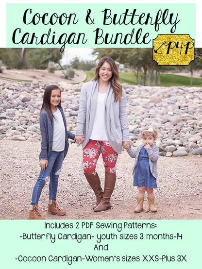 Cocoon and Butterfly Cardigan Bundle