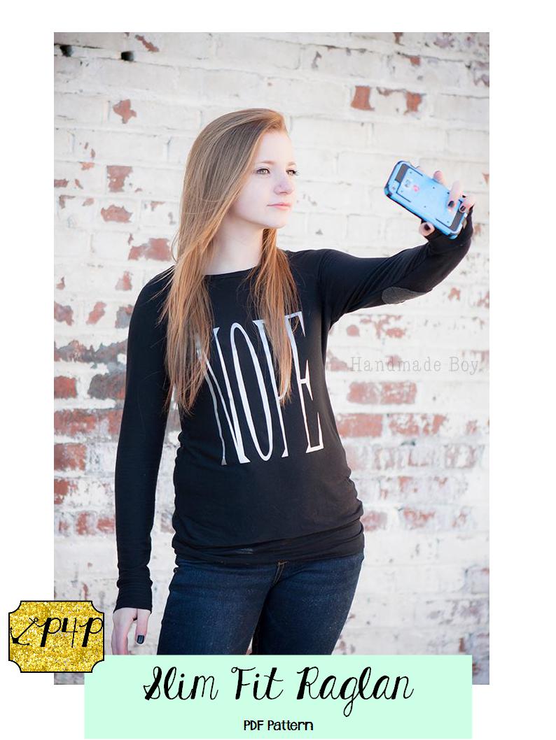 Slim Fit Raglan